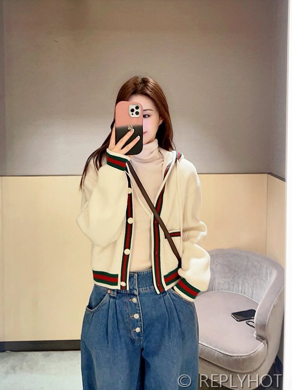 구찌 스웨트 후드 니트