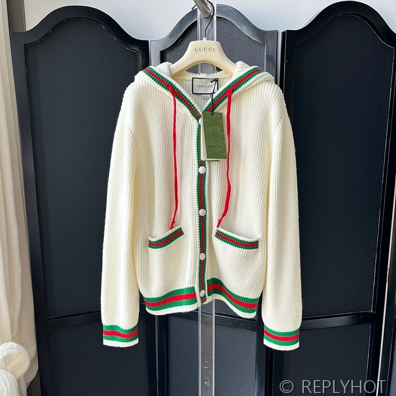 구찌 스웨트 후드 니트