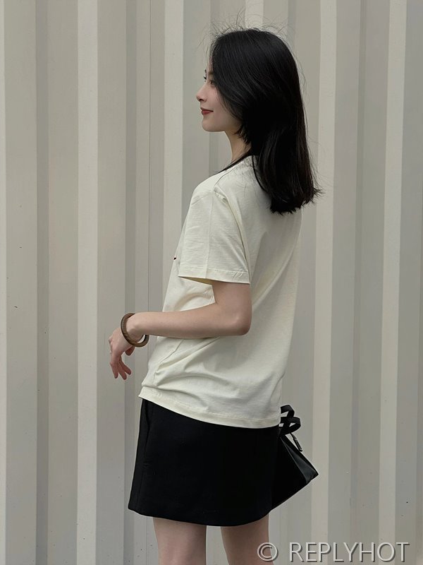 셀린느 포고 프린트 티셔츠