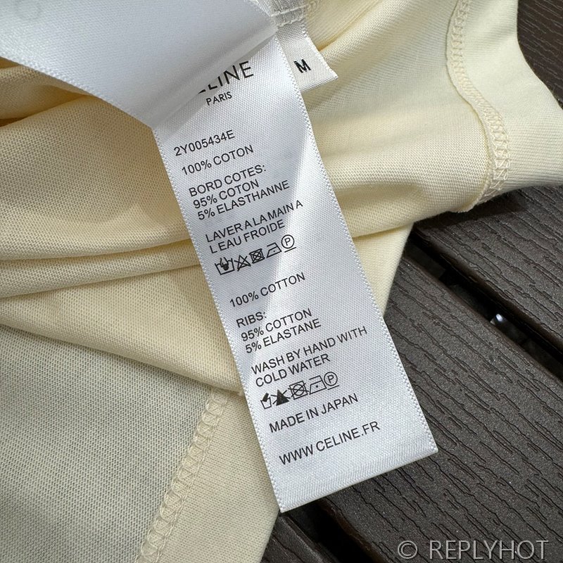 셀린느 포고 프린트 티셔츠