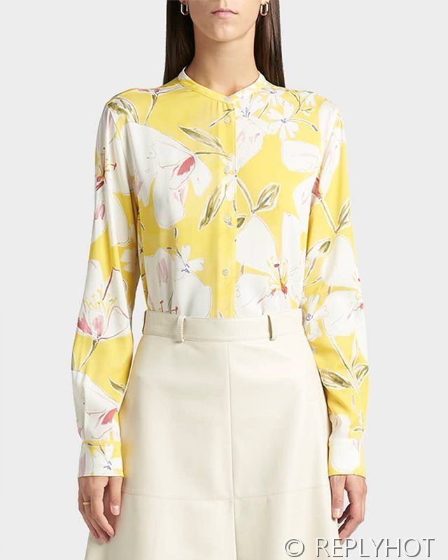 로로피아나 꾳무늬셔츠