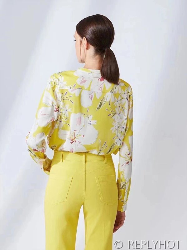 로로피아나 꾳무늬셔츠