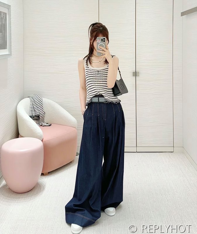 디올 스트라이프 나시