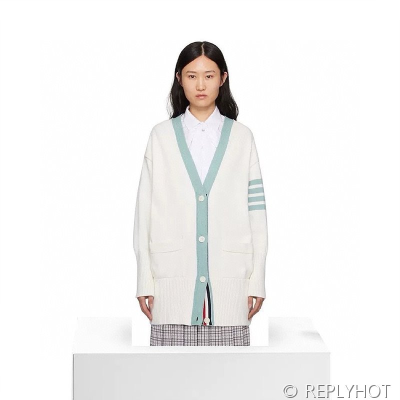 톰브라운 스트라이프 미듐 가디건