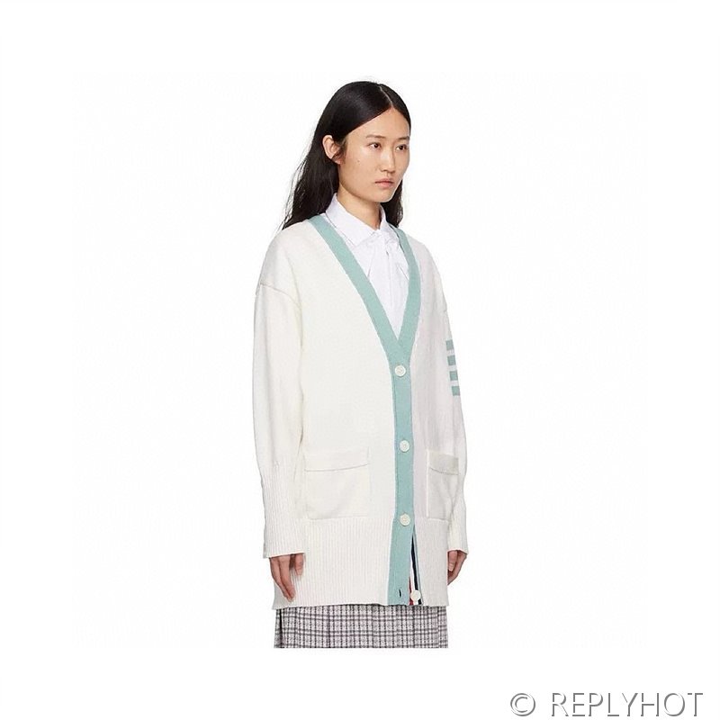 톰브라운 스트라이프 미듐 가디건