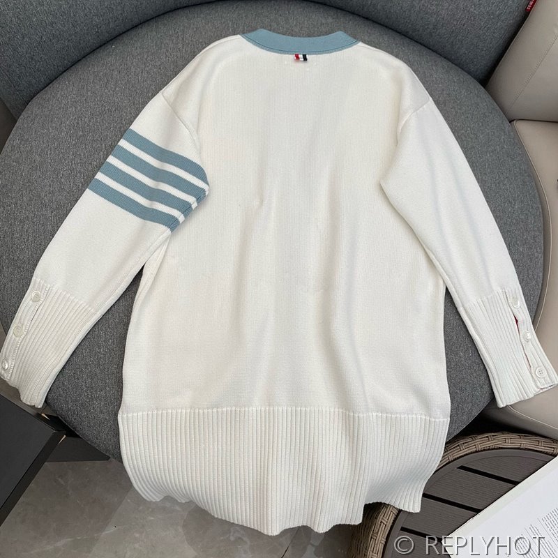 톰브라운 스트라이프 미듐 가디건