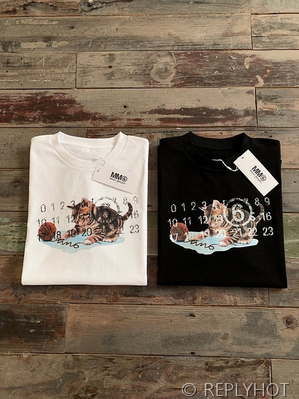 마르지엘라 고양이 반팔 2color