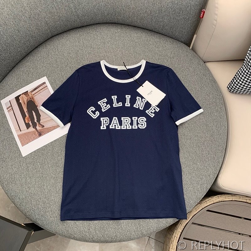 셀린느 로고 반팔