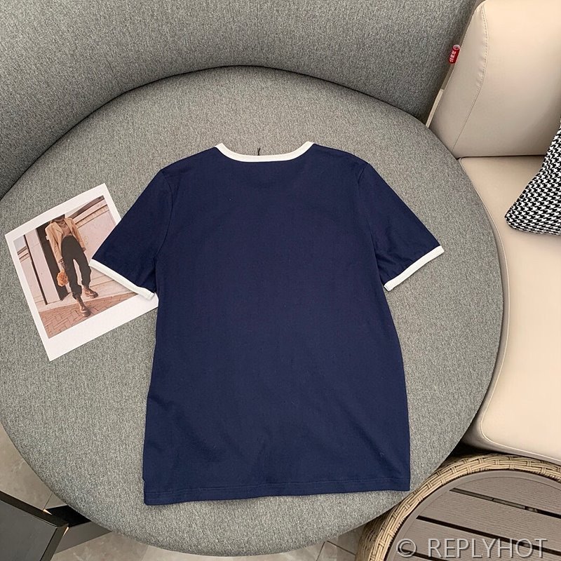 셀린느 로고 반팔