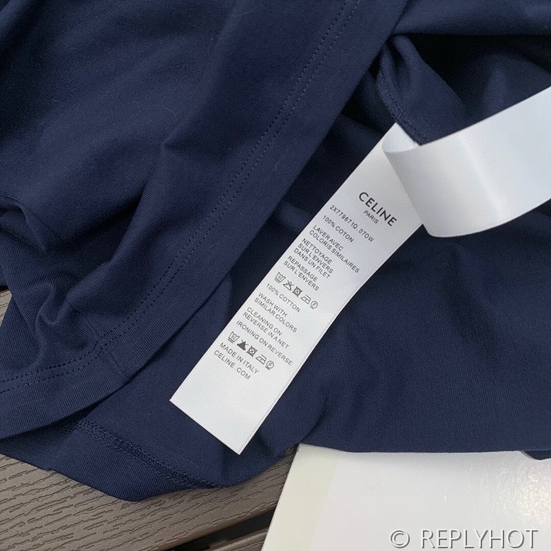 셀린느 로고 반팔