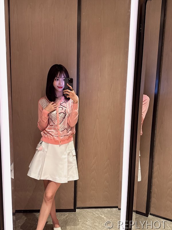 에르메스 실크100% 프린트 니트 풀오버 가디건