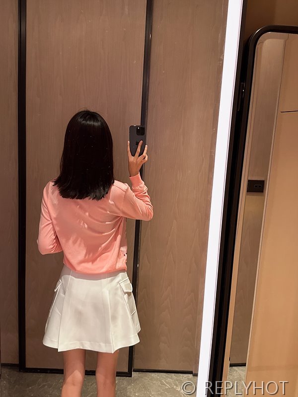 에르메스 실크100% 프린트 니트 풀오버 가디건