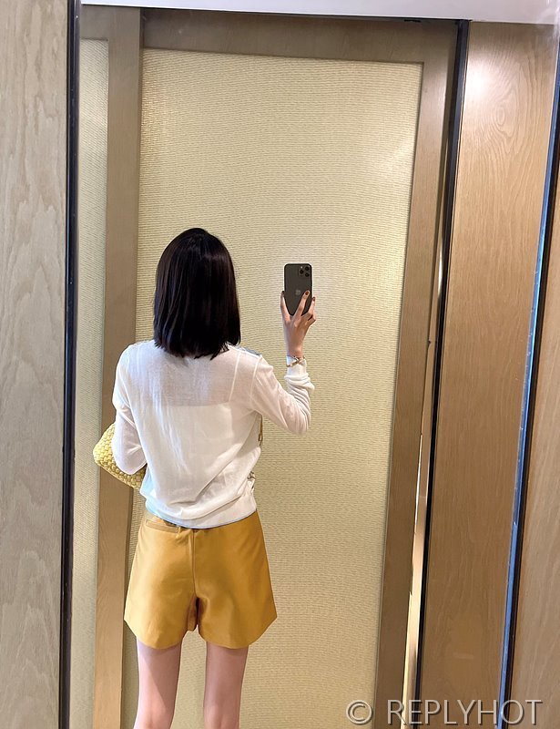 에르메스 실크100% 프린트 니트 풀오버 가디건