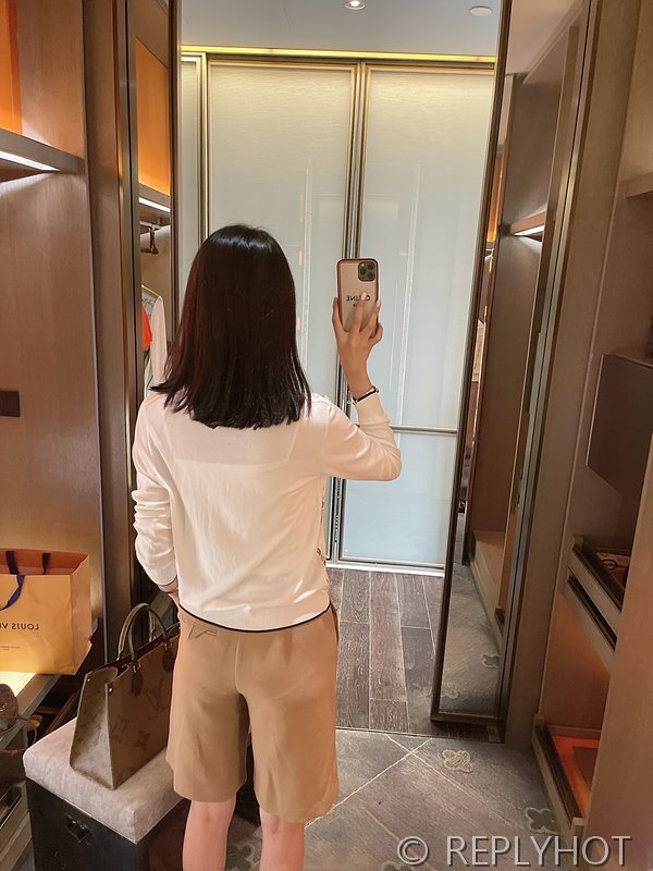 에르메스 실크100% 프린트 니트 풀오버 가디건