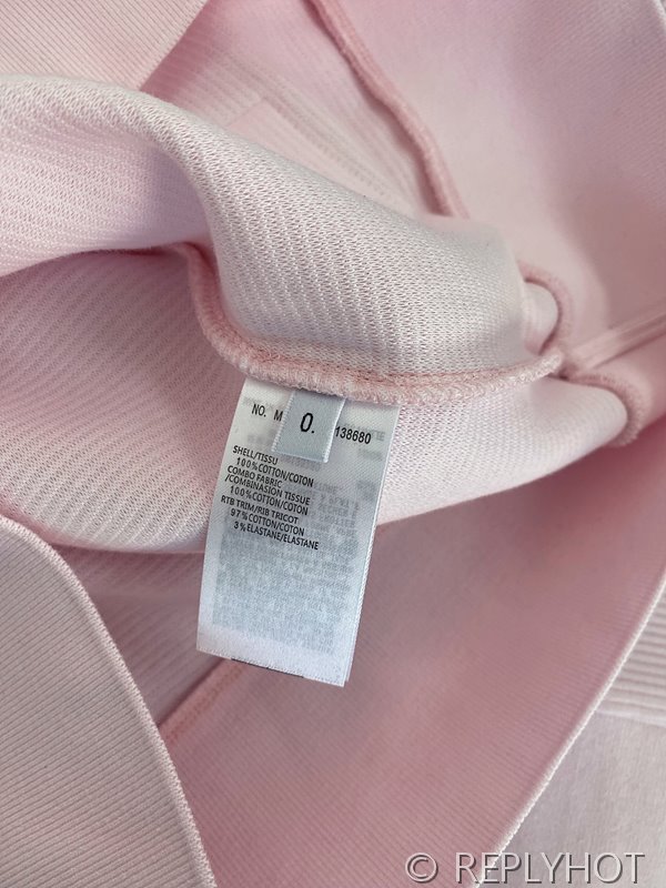 톰브라운 스트레이트 캐주얼 맨투맨 핑크