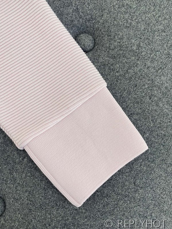 톰브라운 스트레이트 캐주얼 맨투맨 핑크