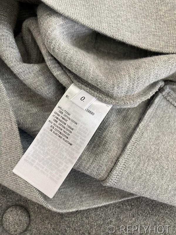 톰브라운 스트레이트 캐주얼 맨투맨 그레이