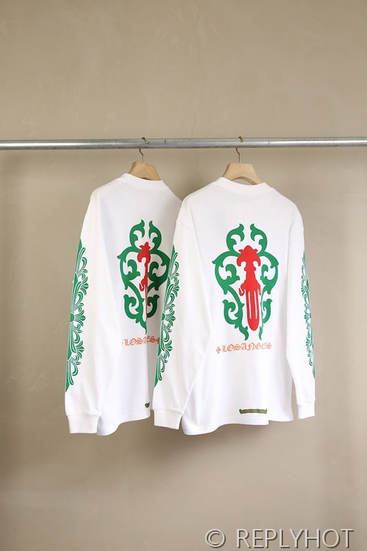 크롬하츠 프린팅 라운드티 남여공용 [매장가 220만원대]