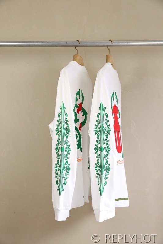 크롬하츠 프린팅 라운드티 남여공용 [매장가 220만원대]