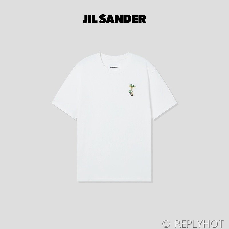 질샌더 머쉬 자수 반팔 남여공용 2COLOR [매장가 160만원대]