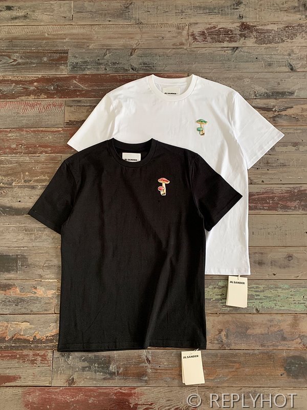 질샌더 머쉬 자수 반팔 남여공용 2COLOR [매장가 160만원대]