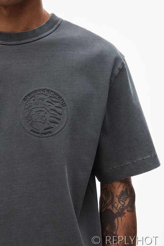 알렉산더왕 로고 반팔 남여공용 [매장가 160만원대]