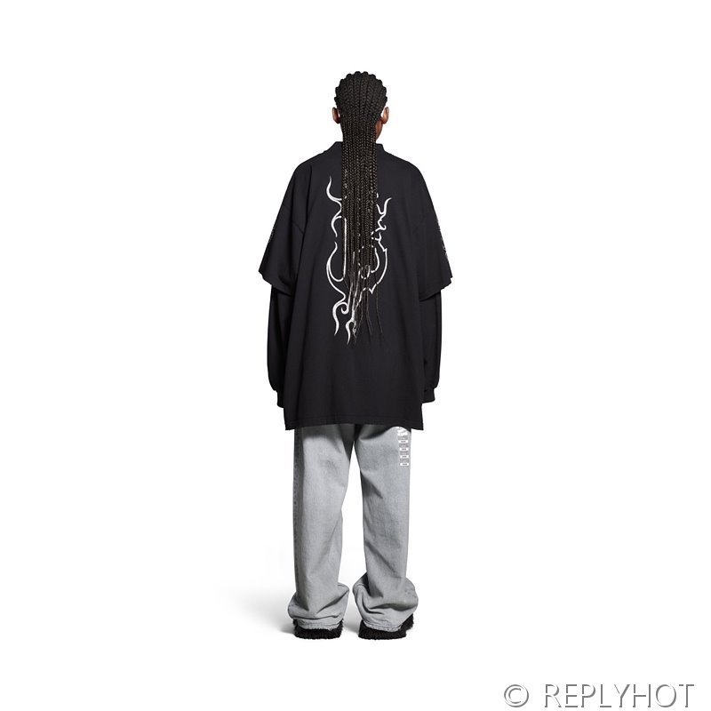 발렌시아가 오버핏 반팔 남여공용 [매장가 160만원대]