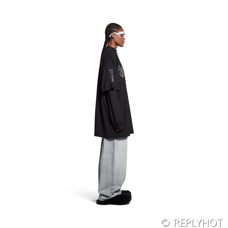 발렌시아가 오버핏 반팔 남여공용 [매장가 160만원대]