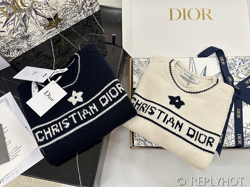 디올 반팔 니트 2COLOR [매장가 360만원대]