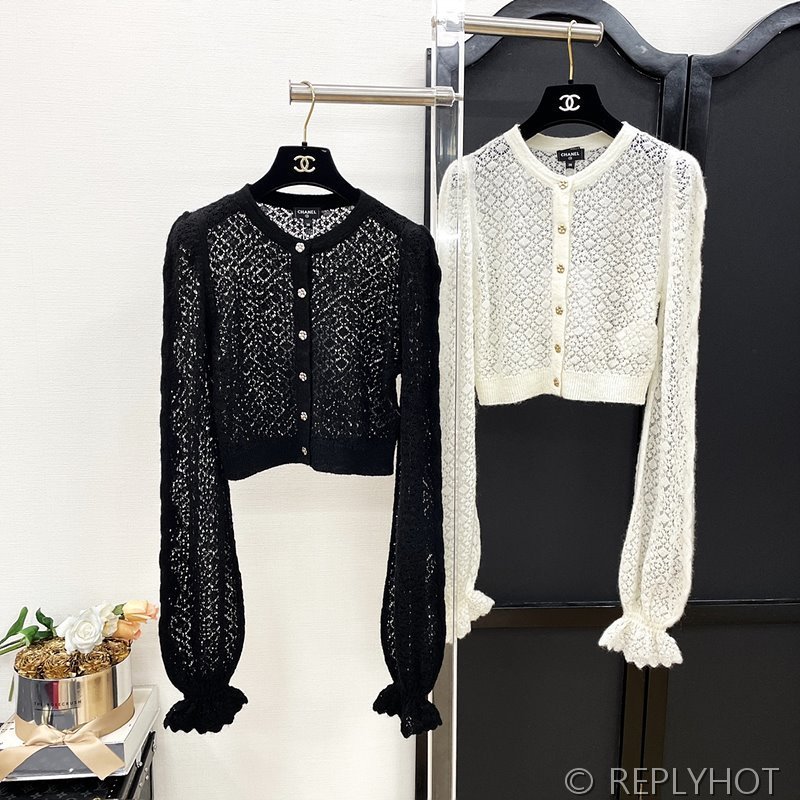 샤넬 망사 가디건 2COLOR [매장가 350만원대]