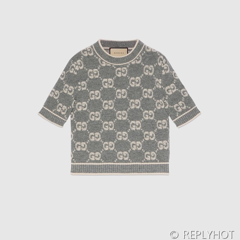 구찌 벨벳 혼방 자카드 니트 2COLOR [매장가 258만원대]