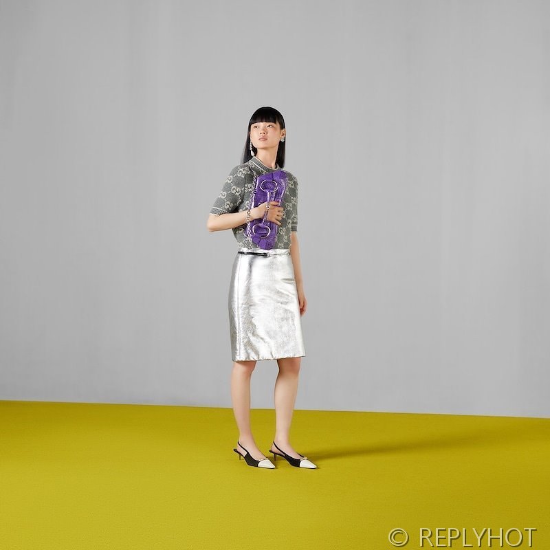 구찌 벨벳 혼방 자카드 니트 2COLOR [매장가 258만원대]