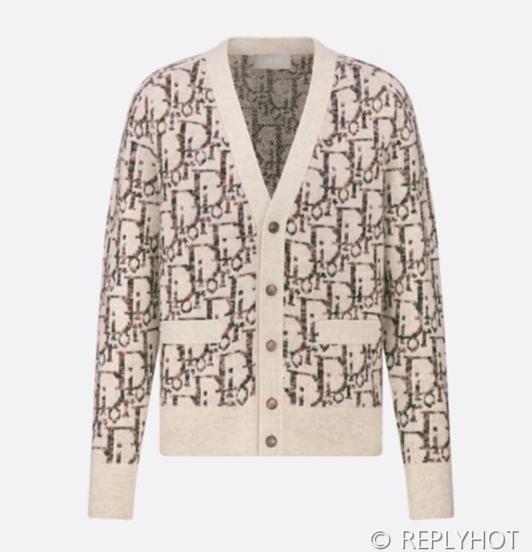 디올 익스클루시브 Oblique 니트 가디건 남여공용  [매장가 318만원대]