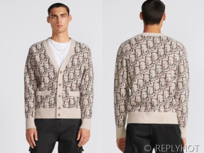 디올 익스클루시브 Oblique 니트 가디건 남여공용  [매장가 318만원대]