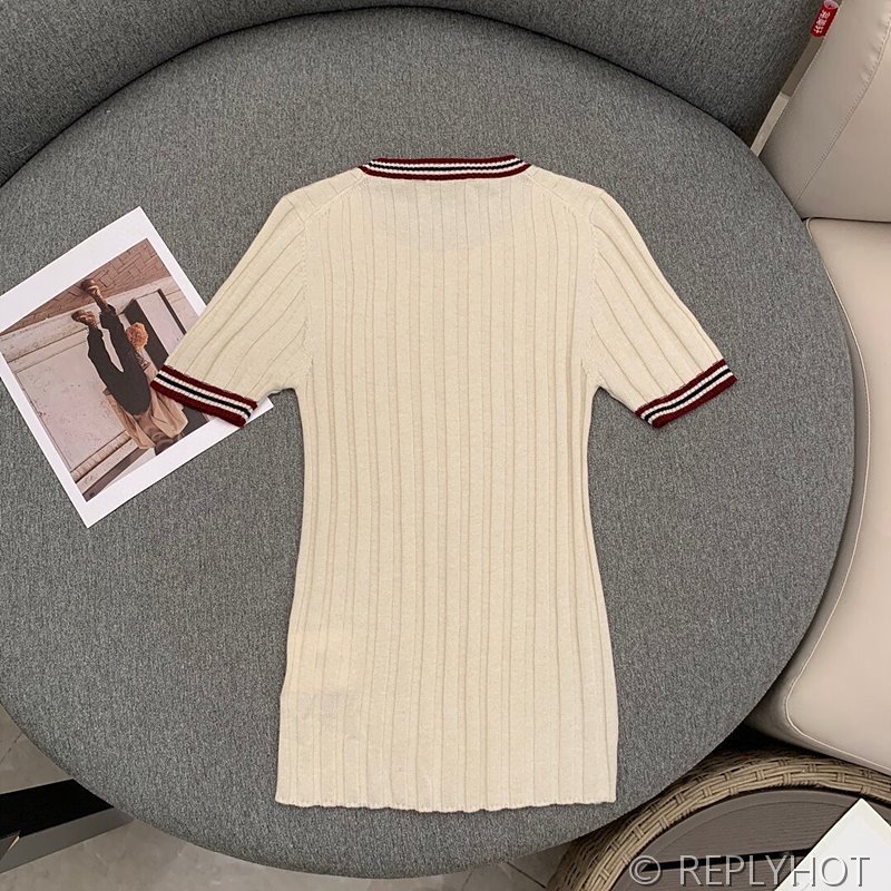 미우미우 반팔 니트