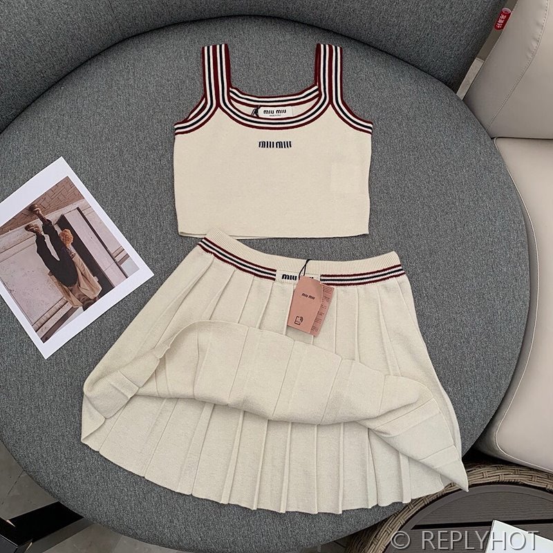 미우미우 탱크탑 셔츠