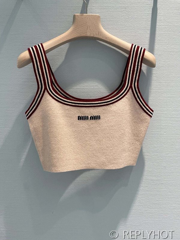 미우미우 탱크탑 셔츠