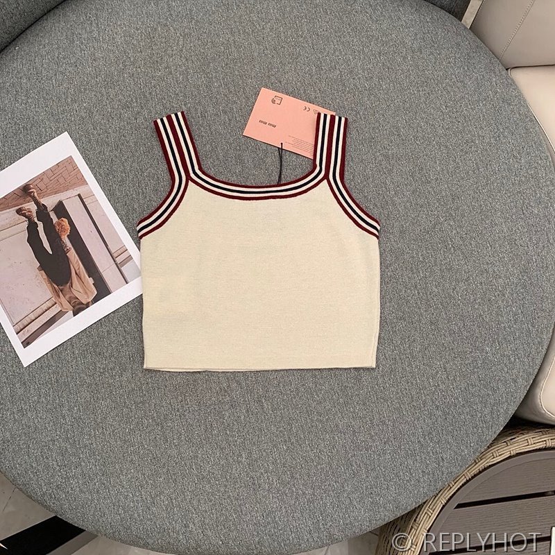 미우미우 탱크탑 셔츠