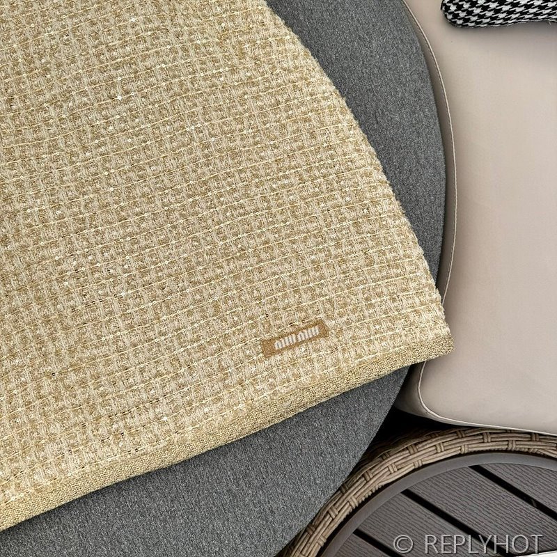 미우미우 트위드 이너 서스펜더 스커트