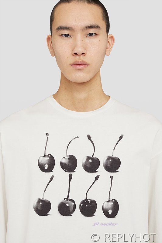 질샌더 체리 라운드티 (남여공용) [매장가 200만원대]