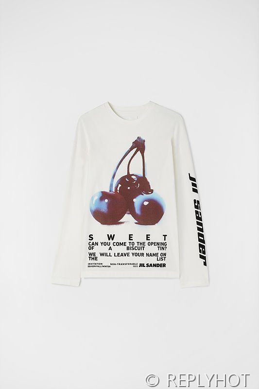 질샌더 체리 라운드티 (남여공용) [매장가 200만원대]