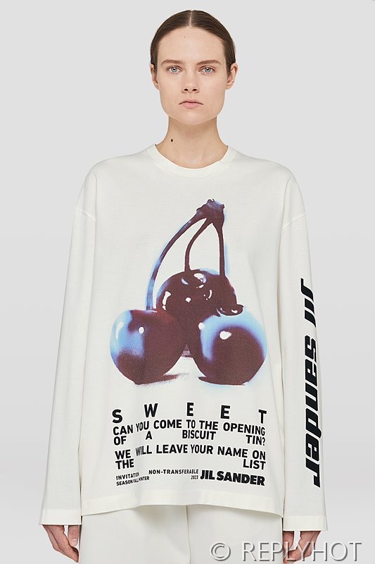 질샌더 체리 라운드티 (남여공용) [매장가 200만원대]