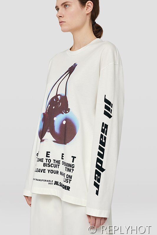 질샌더 체리 라운드티 (남여공용) [매장가 200만원대]