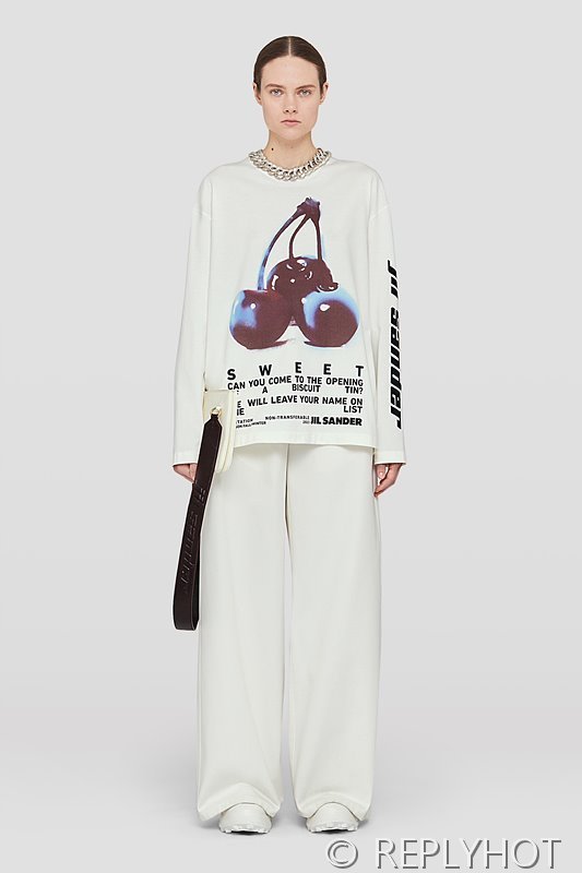 질샌더 체리 라운드티 (남여공용) [매장가 200만원대]