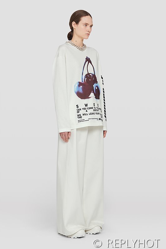 질샌더 체리 라운드티 (남여공용) [매장가 200만원대]