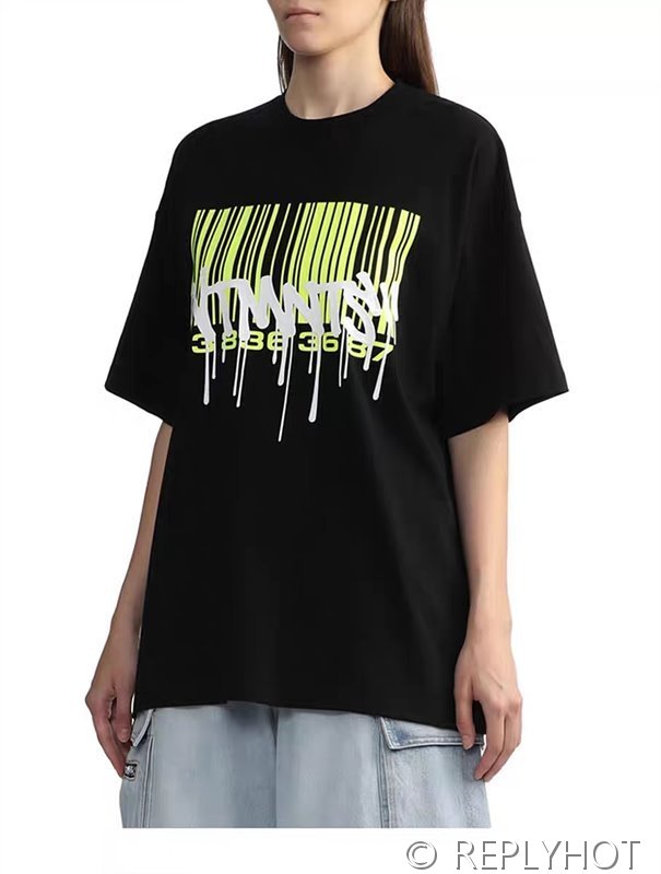 베트멍 바코드 프린팅 반팔 2COLOR(남여공용) [매장가 230만원대]