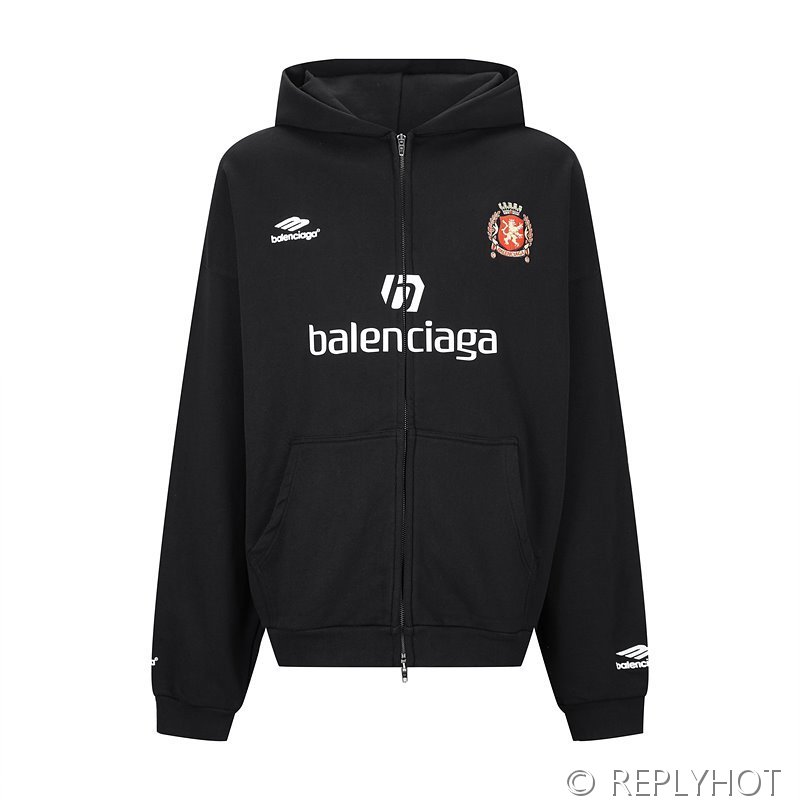 발렌시아가 맨체스터 유나이티드 로고 10번 후드 집업(남여공용) [매장가 350만원대]