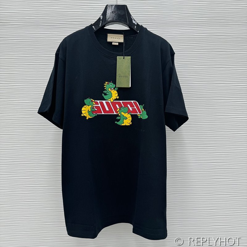 구찌 Dragon 프린트 반팔 (남여공용) [매장가 180만원대]