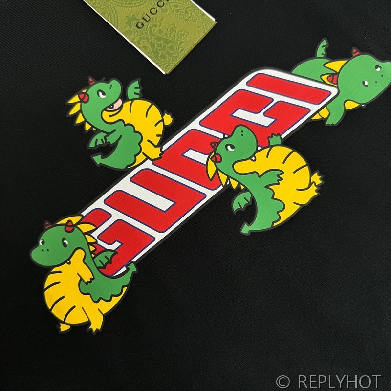 구찌 Dragon 프린트 반팔 (남여공용) [매장가 180만원대]