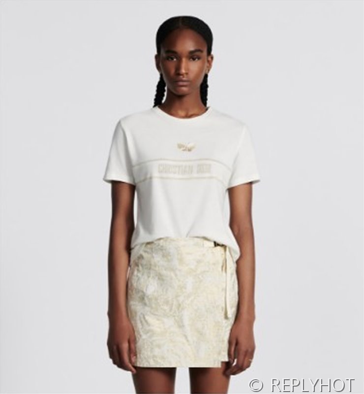 디올 자수 티셔츠 [매장가 150만원대]